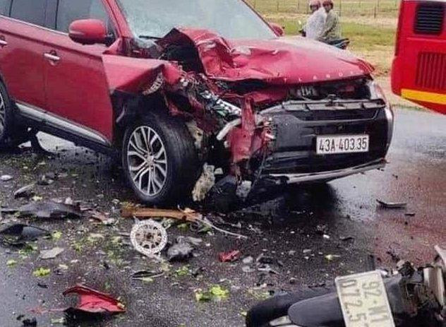 Hiện trường vụ tai nạn. Ảnh Q. N Hiện trường vụ tai nạn. Ảnh Q. N