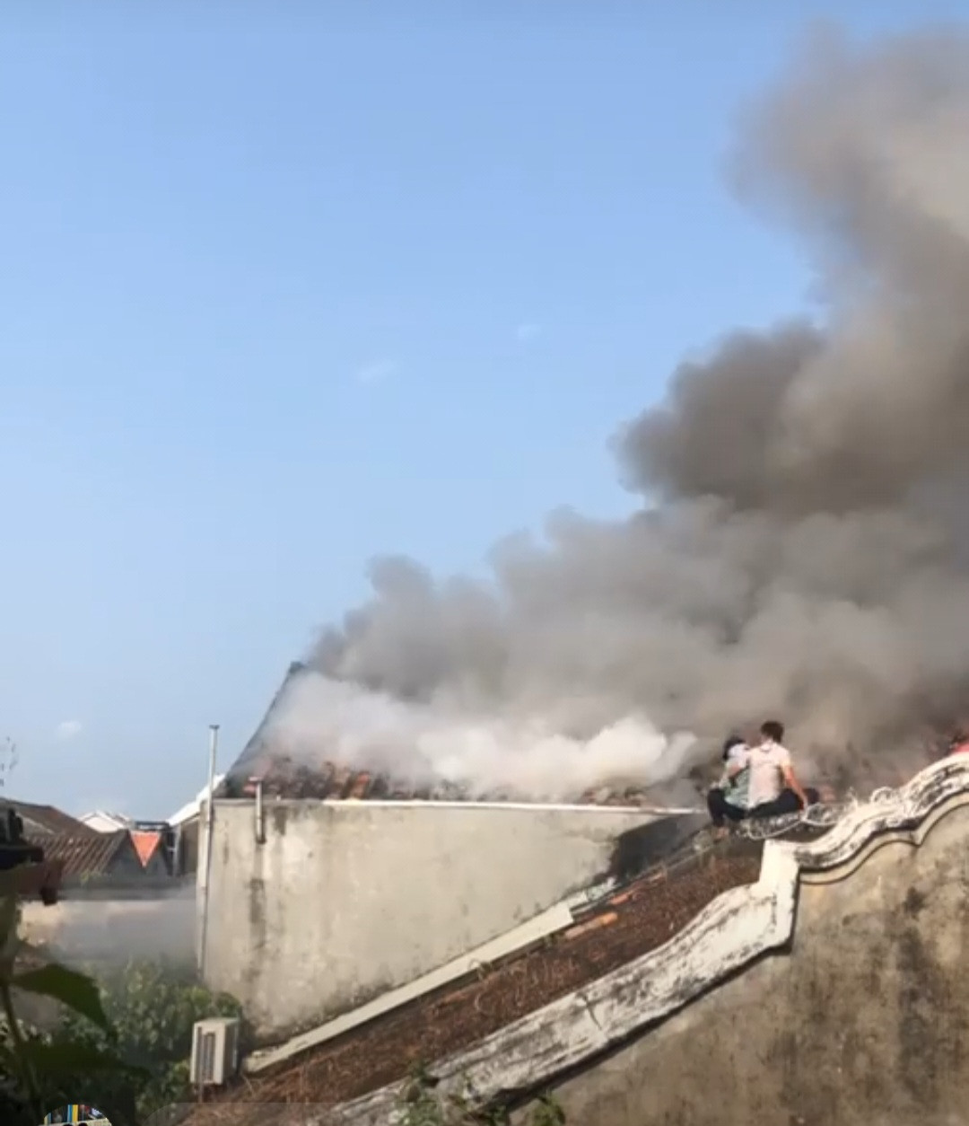 Hiện trường vụ cháy. Ảnh FB Hiện trường vụ cháy. Ảnh FB