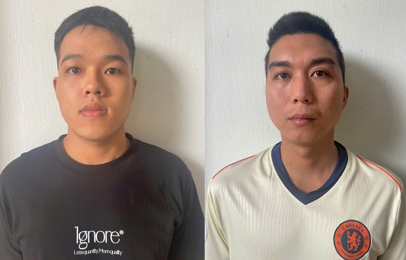 Các đối tượng bị công an bắt tạm giam. Ảnh CA