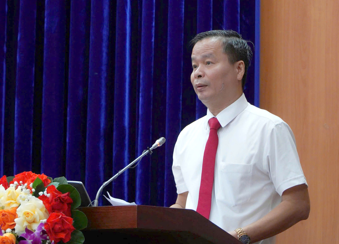 Ông Trình Minh Đức, Giám đốc Sở Nội vụ.