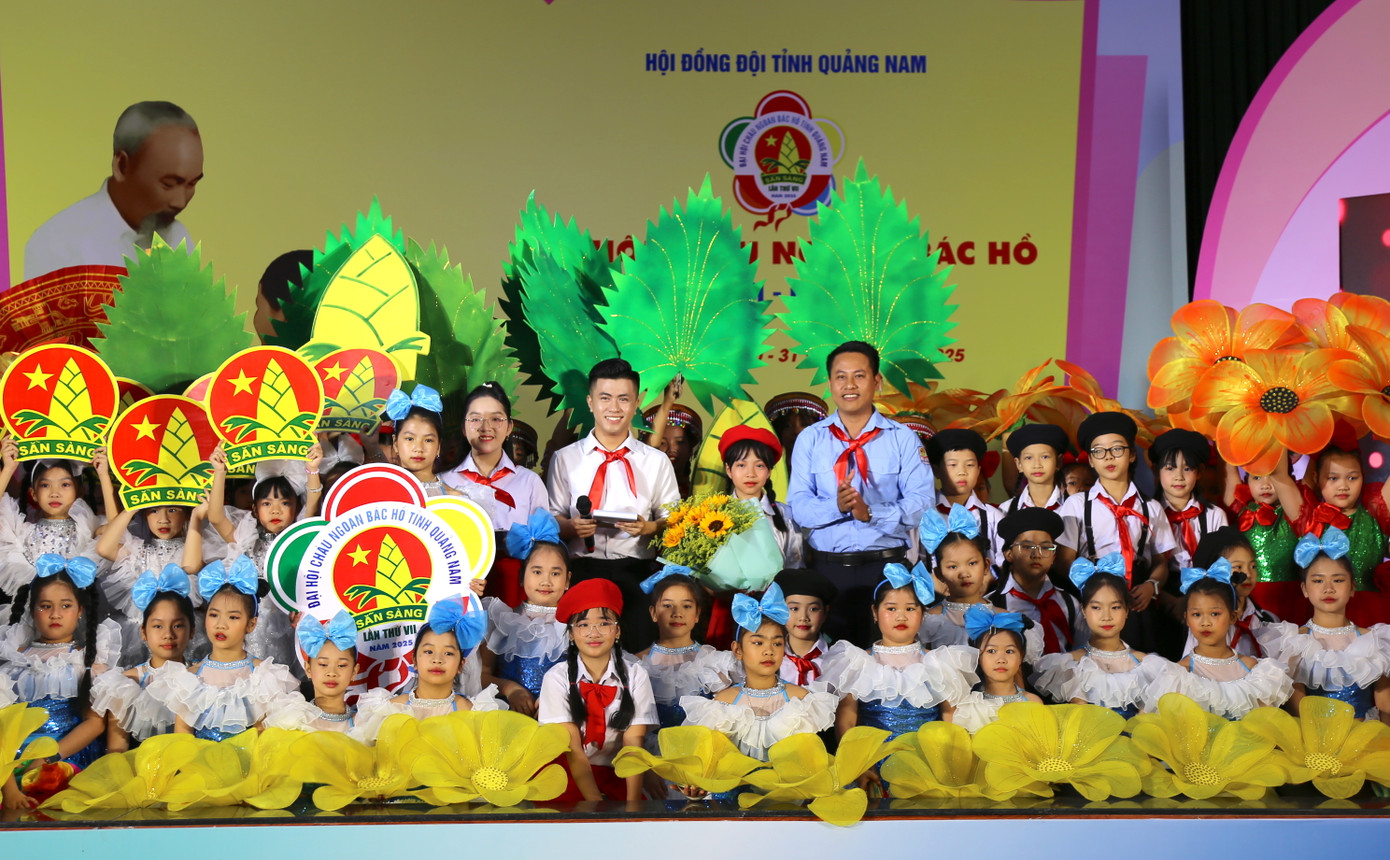 Đại hội Cháu ngoan Bác Hồ tỉnh Quảng Nam lần thứ VII, năm 2025. Ảnh: Hoài Văn