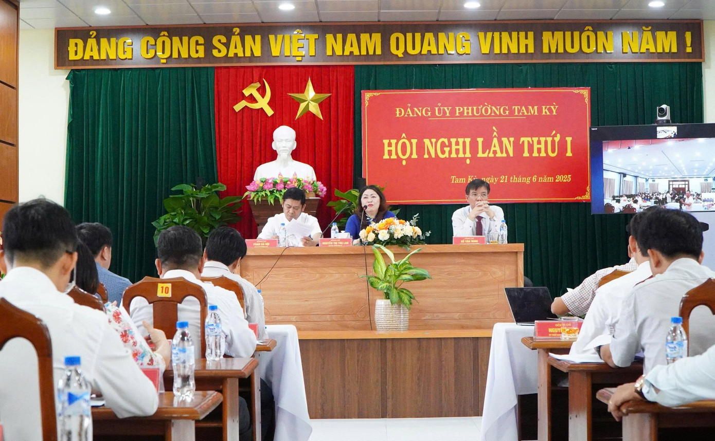 Đảng ủy phường Tam Kỳ tổ chức Hội nghị lần thứ 1.