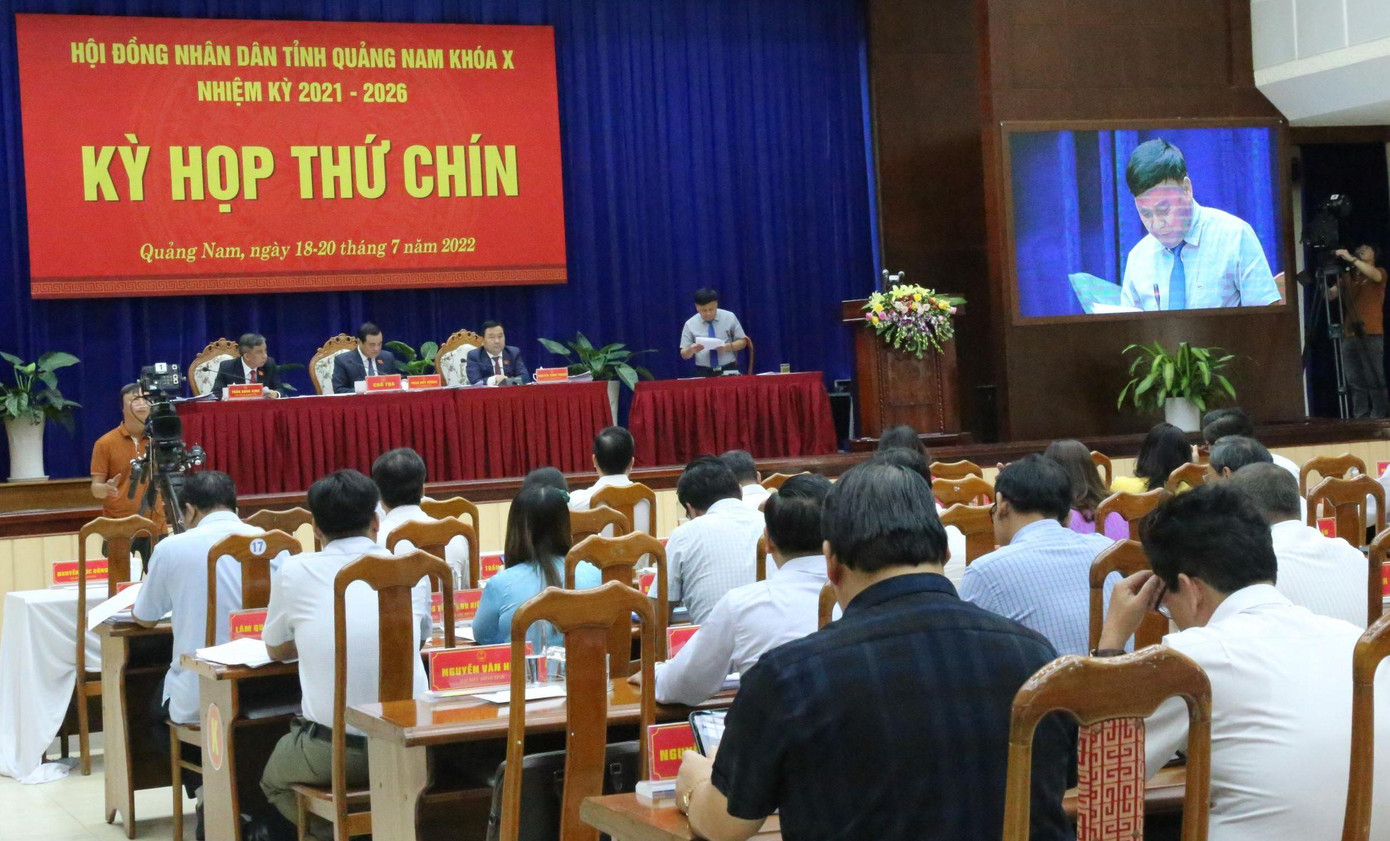 Phiên chất vấn Kỳ họp thứ 9, HĐND tỉnh Quảng Nam.