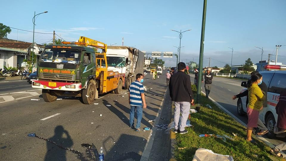 Cú va chạm khiến tài xế C. tử vong tại chỗ.