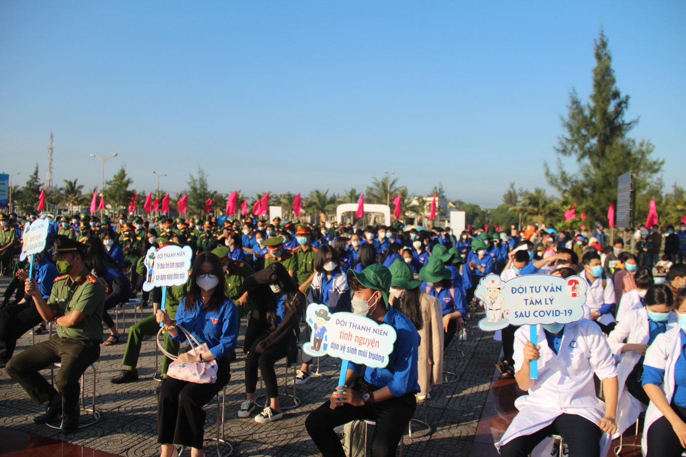 Hơn 500 đoàn viên, thanh niên tham gia lễ khởi động.