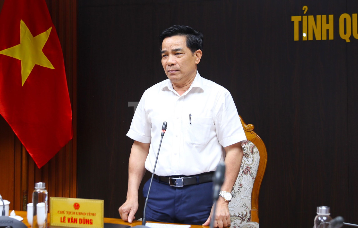 Ông Lê Văn Dũng - Chủ tịch UBND tỉnh Quảng Nam. Ảnh: Hoài Văn Ông Lê Văn Dũng - Chủ tịch UBND tỉnh Quảng Nam. Ảnh: Hoài Văn