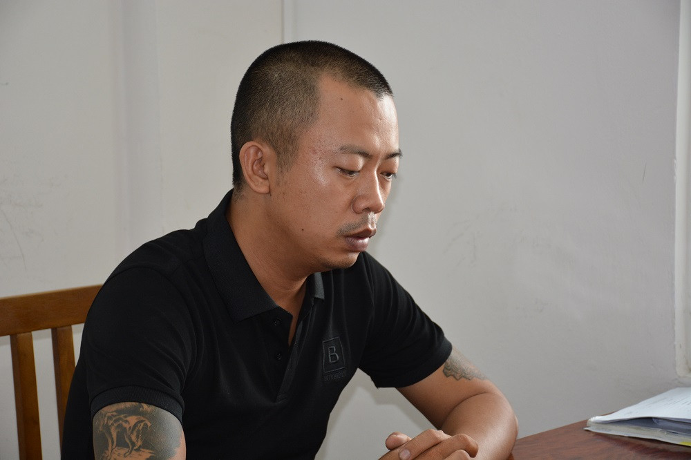 Đối tượng Phạm Anh Cường. Ảnh CA