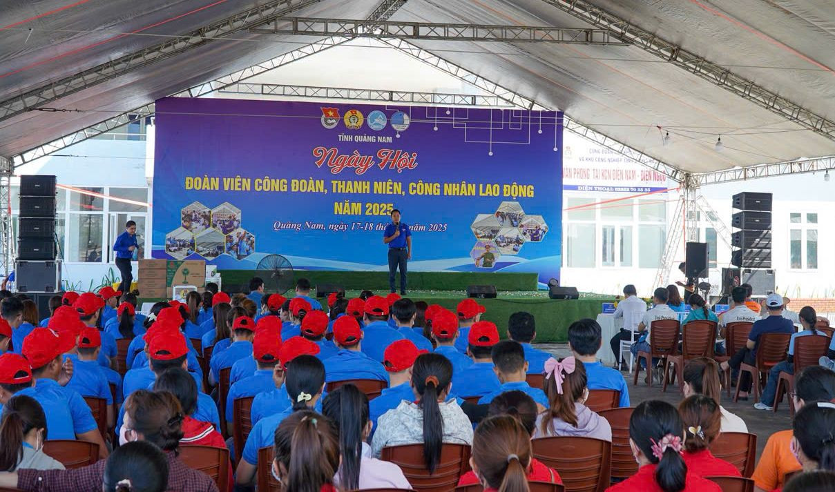 Nhiều hoạt động sôi nổi trong Ngày hội đoàn viên công đoàn, thanh niên công nhân năm 2025.