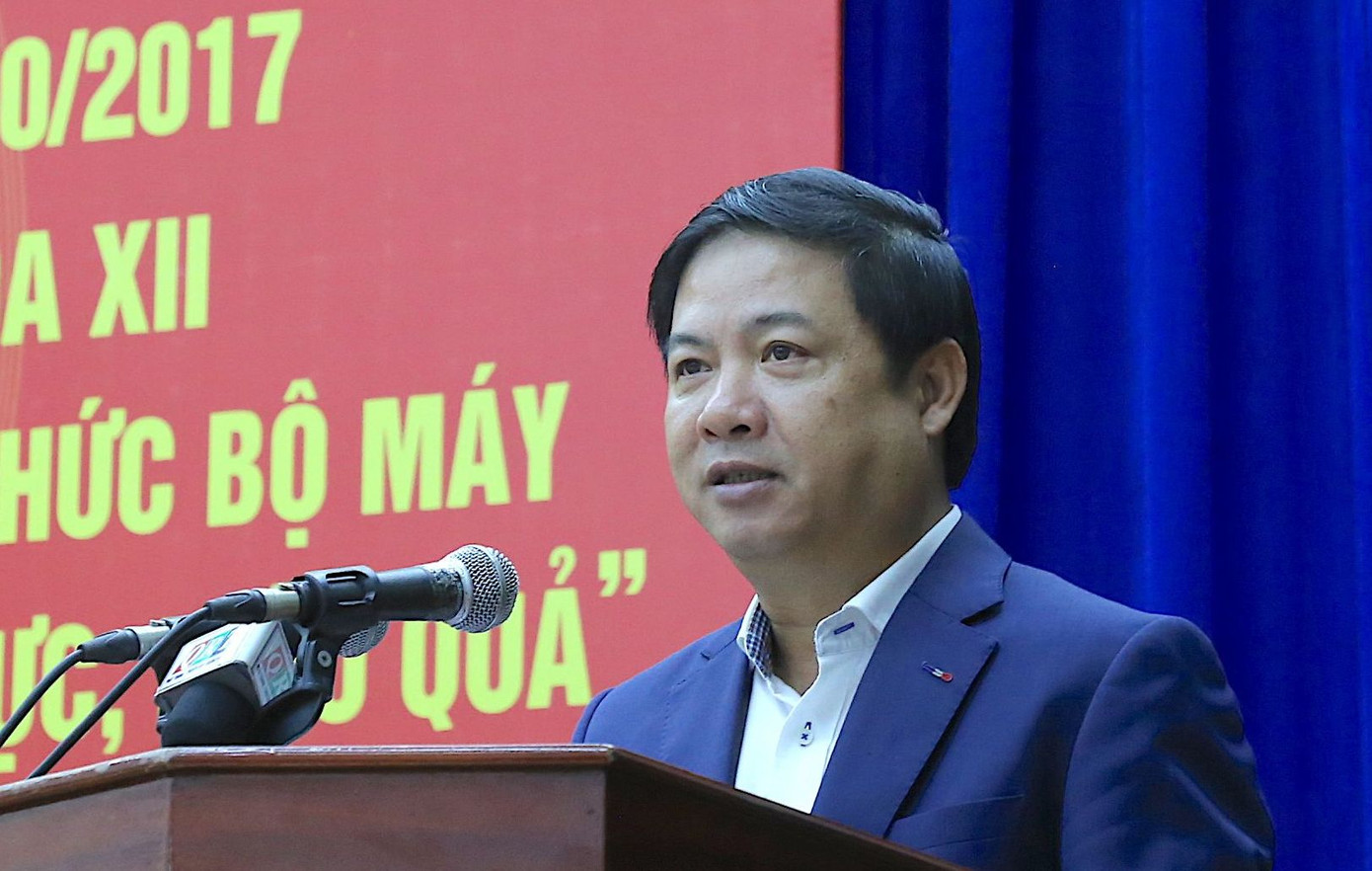 Bí thư Tỉnh ủy Quảng Nam Lương Nguyễn Minh Triết phát biểu tại hội nghị. Ảnh: Hoài Văn. Bí thư Tỉnh ủy Quảng Nam Lương Nguyễn Minh Triết phát biểu tại hội nghị. Ảnh: Hoài Văn.