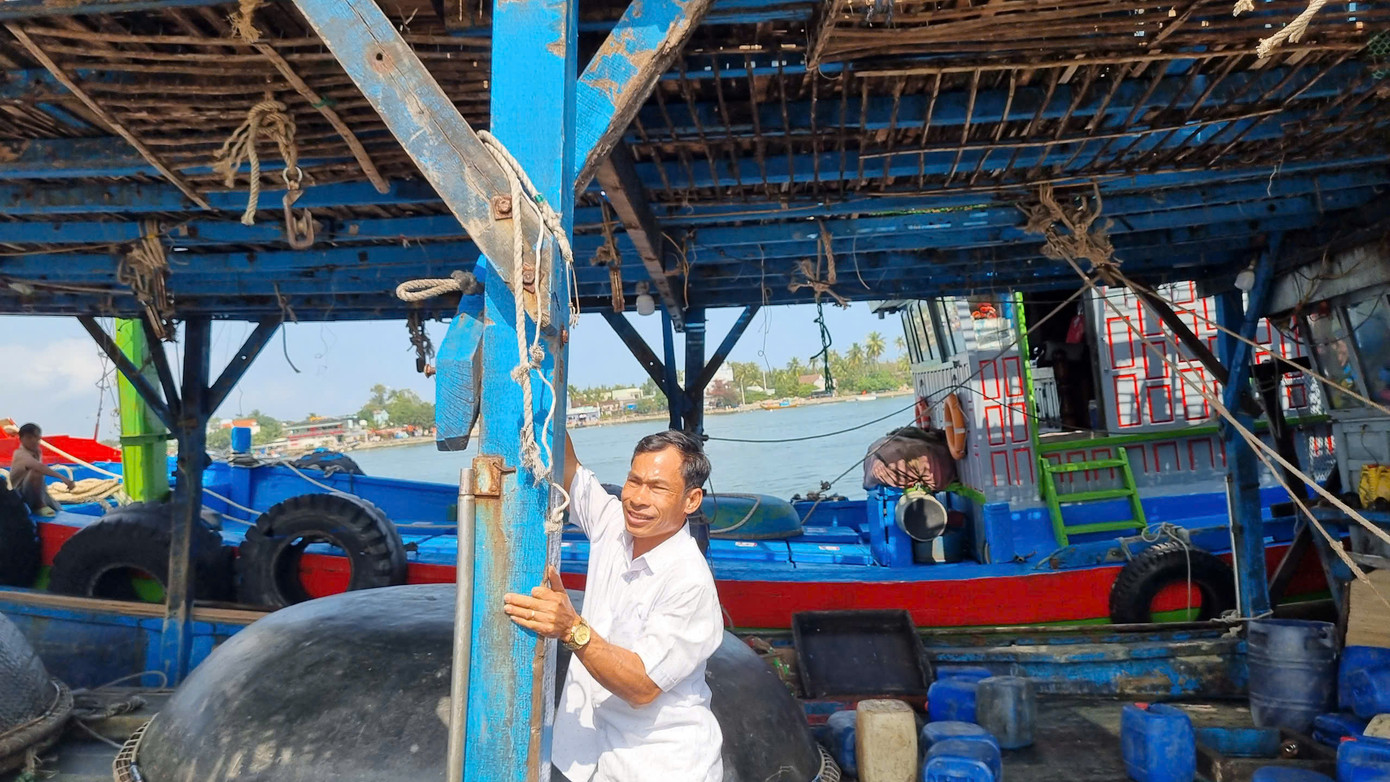 Sau những ngày cùng gia đình đón ăn Tết sum vầy, ngư dân hào hứng với chuyến đi biển đầu năm mới.