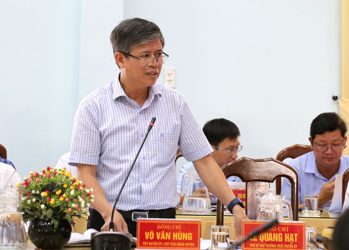 Ông Võ Văn Hùng - Chủ tịch UBND huyện Thăng Bình