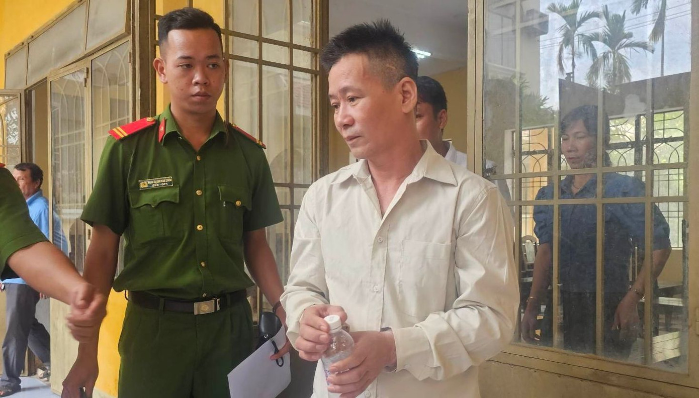 Bị cáo Nguyễn Minh Trí. Ảnh Đ. T