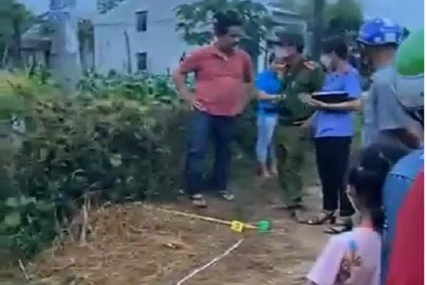 Hiện trường vụ việc. Ảnh CTV