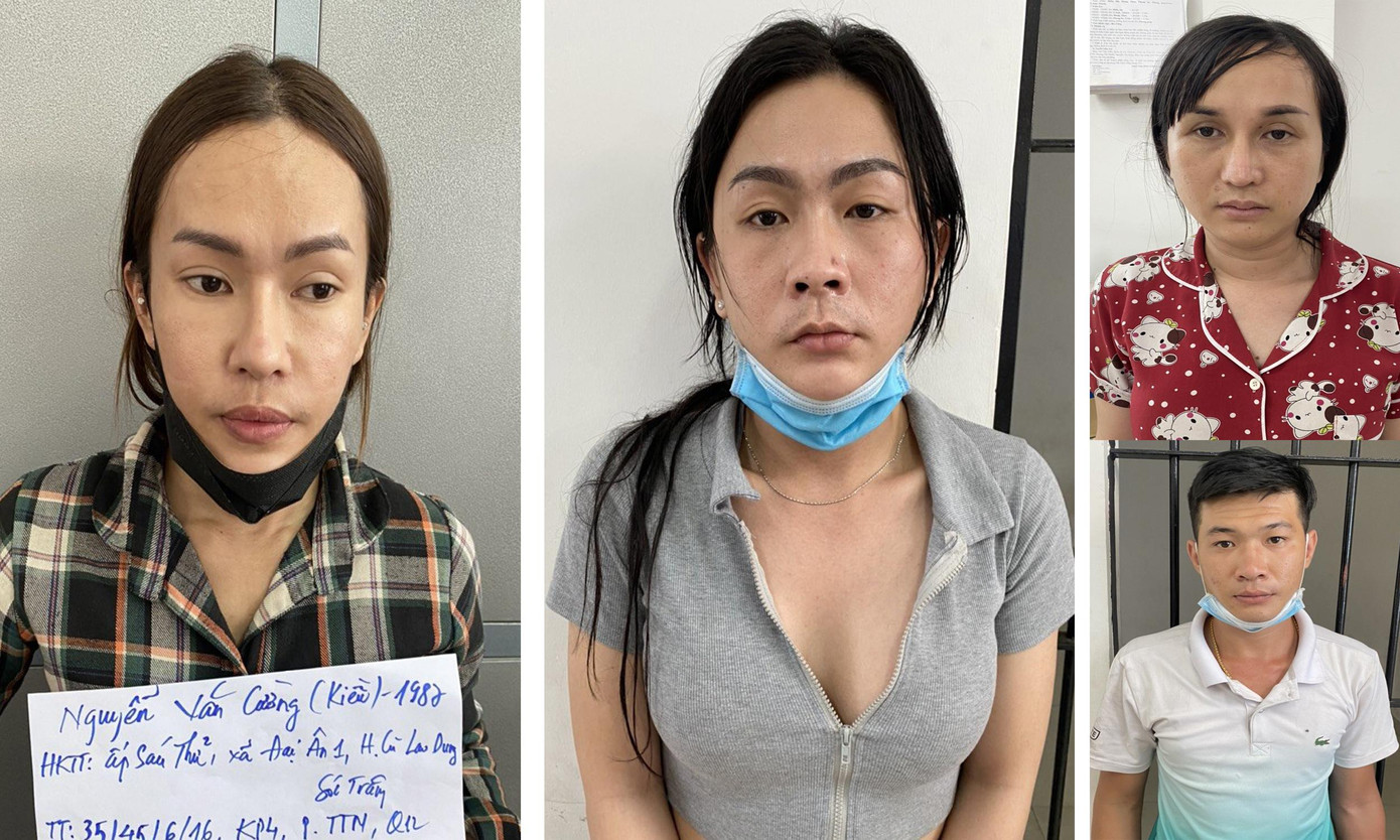 Các thành viên trong băng nhóm bị bắt. Các thành viên trong băng nhóm bị bắt.