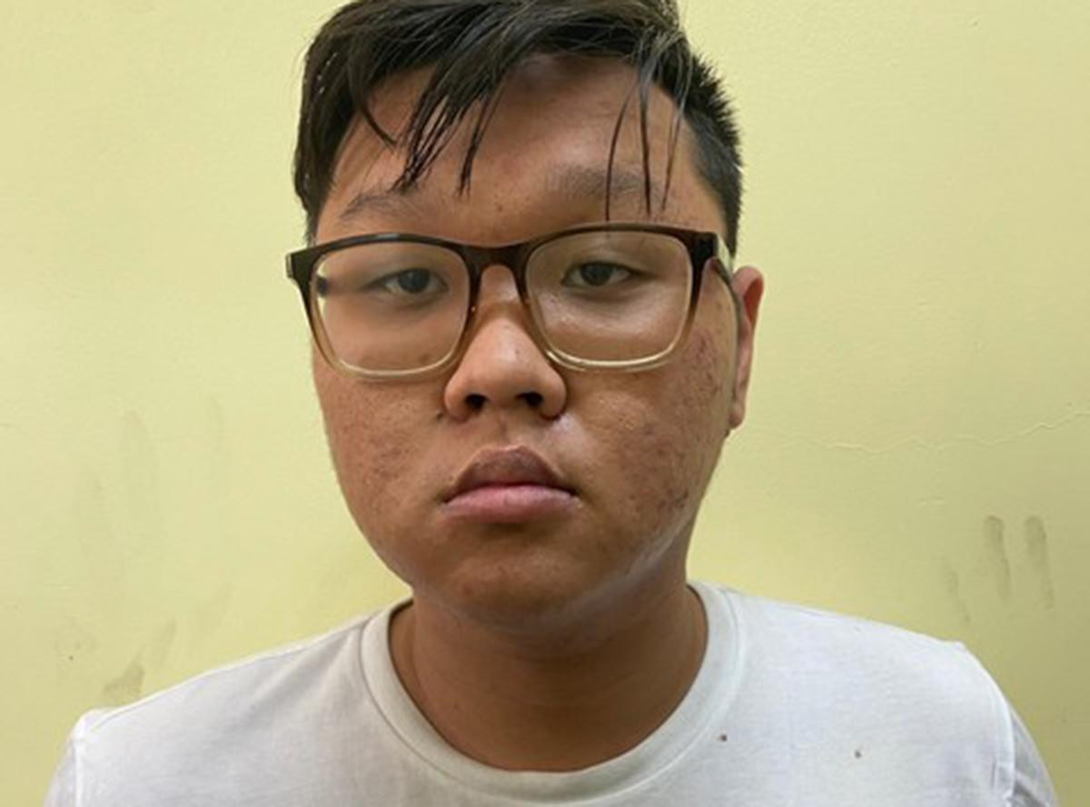 Lý Vỹ Nguyễn tại cơ quan điều tra.