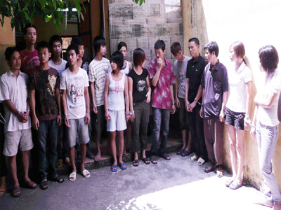 Các đối tượng trong đường dây buôn người bị CAQ Đống Đa bắt giữ. Các đối tượng trong đường dây buôn người bị CAQ Đống Đa bắt giữ