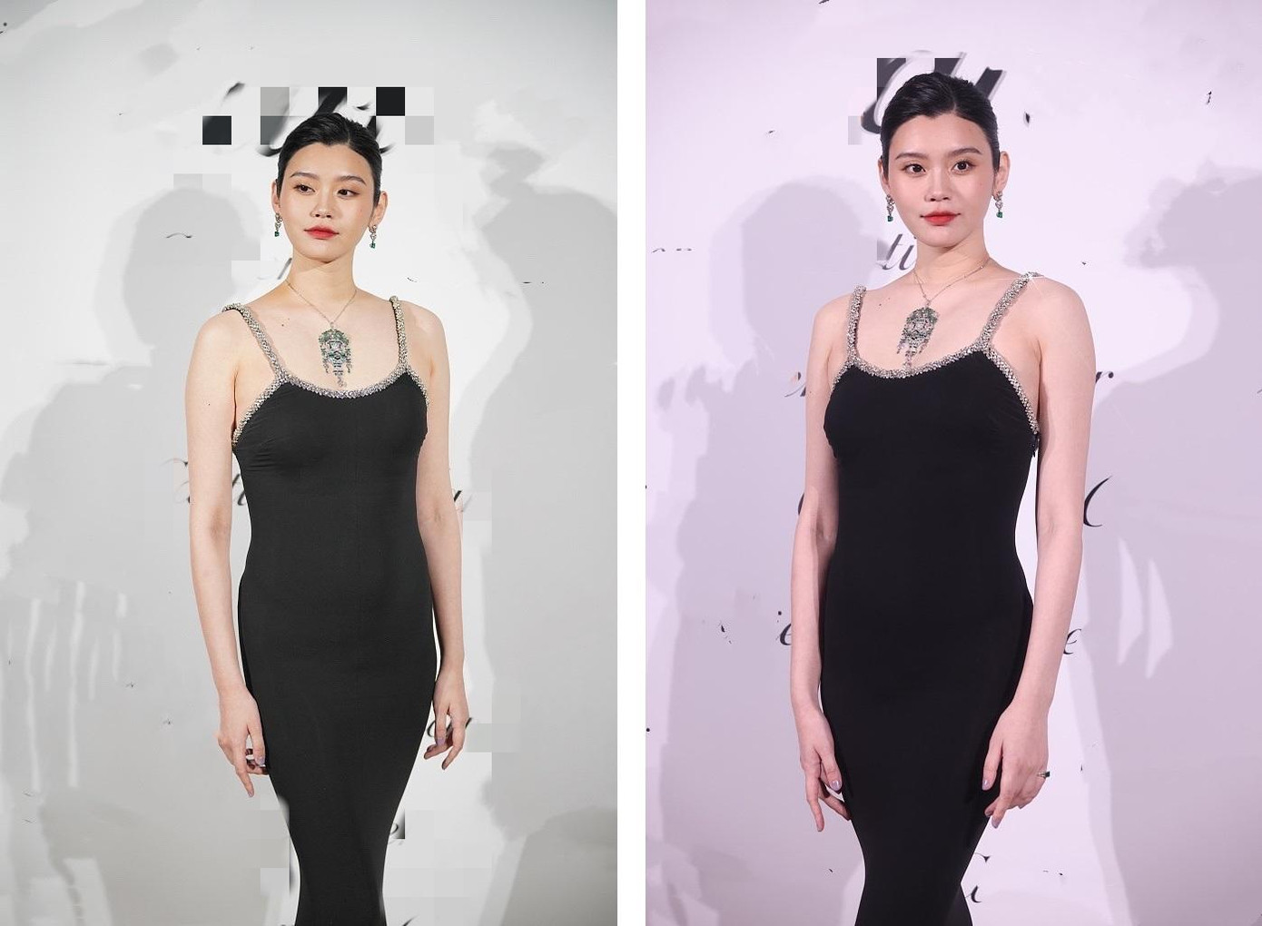 Tuy nhiên, không lâu sau khi người đẹp 32 tuổi đăng ảnh &quot;sống ảo&quot;, tờ Sina lập tức &quot;bóc phốt&quot; bằng loạt ảnh chụp thực tế tại sự kiện. Theo Sina, Mộng Dao dự sự kiện vào hôm 15/5. Đây là sự kiện công khai đầu tiên của cô sau khi thông báo đã mang thai bé thứ hai trên mạng xã hội.