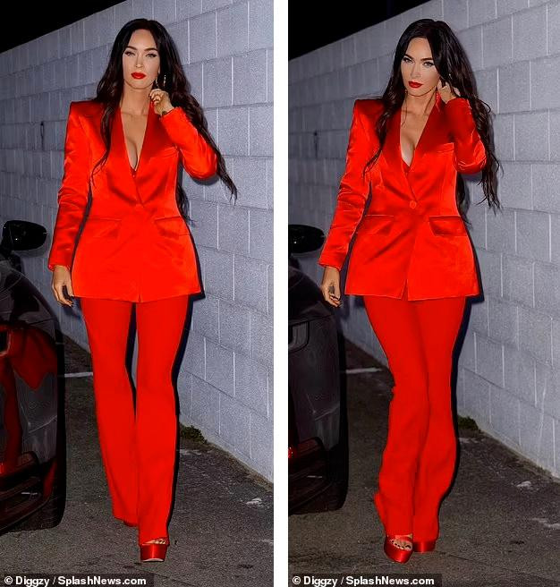 Ở tuổi 35 và qua 3 lần sinh nở, Meghan khiến các cô gái phải ghen tỵ trước thân hình &quot;cực phẩm&quot;. Chỉ cao 1m63, người đẹp sở hữu vóc dáng nuột nà, vòng nào ra vòng nấy, vô cùng quyến rũ.