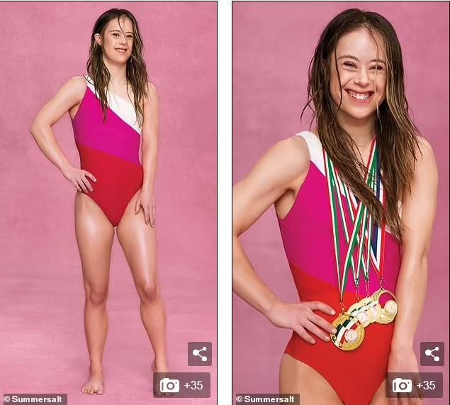 Nhà vô địch thể dục dụng cụ Paralympic Chelsea Werner.