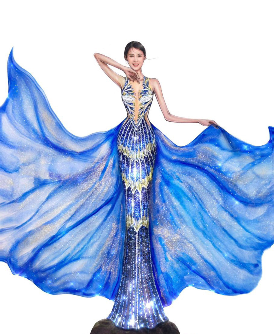 Á hậu Ngọc Hằng công bố 2 thiết kế váy dạ hội cho chung kết Hoa hậu Liên lục địa 2023. Á hậu Ngọc Hằng công bố 2 thiết kế váy dạ hội cho chung kết Hoa hậu Liên lục địa 2023.