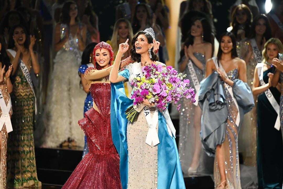 Chung kết Miss Universe lần thứ 72 đã diễn ra sáng 19/11 theo giờ Việt Nam với màn đăng quang của người đẹp Nicaragua - Sheynnis Palacios. Đây cũng là lần đầu tiên một người đẹp Nicaragua giành chiến thắng tại Hoa hậu Hoàn vũ.