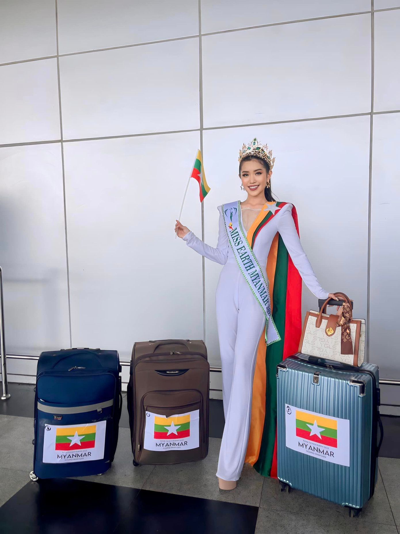 Dàn người đẹp châu Á gồm Nhật Bản, Malaysia, Campuchia, Myanmar cũng đã có mặt tại Việt Nam để tham dự Hoa hậu Trái Đất 2023.