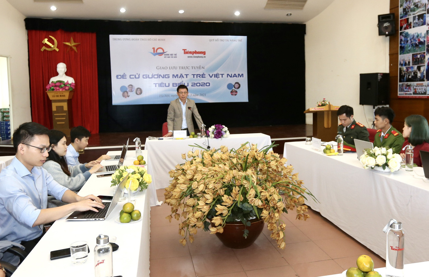 Giao lưu trực tuyến 5 đề cử Gương mặt trẻ Việt Nam tiêu biểu 2020 ảnh 7