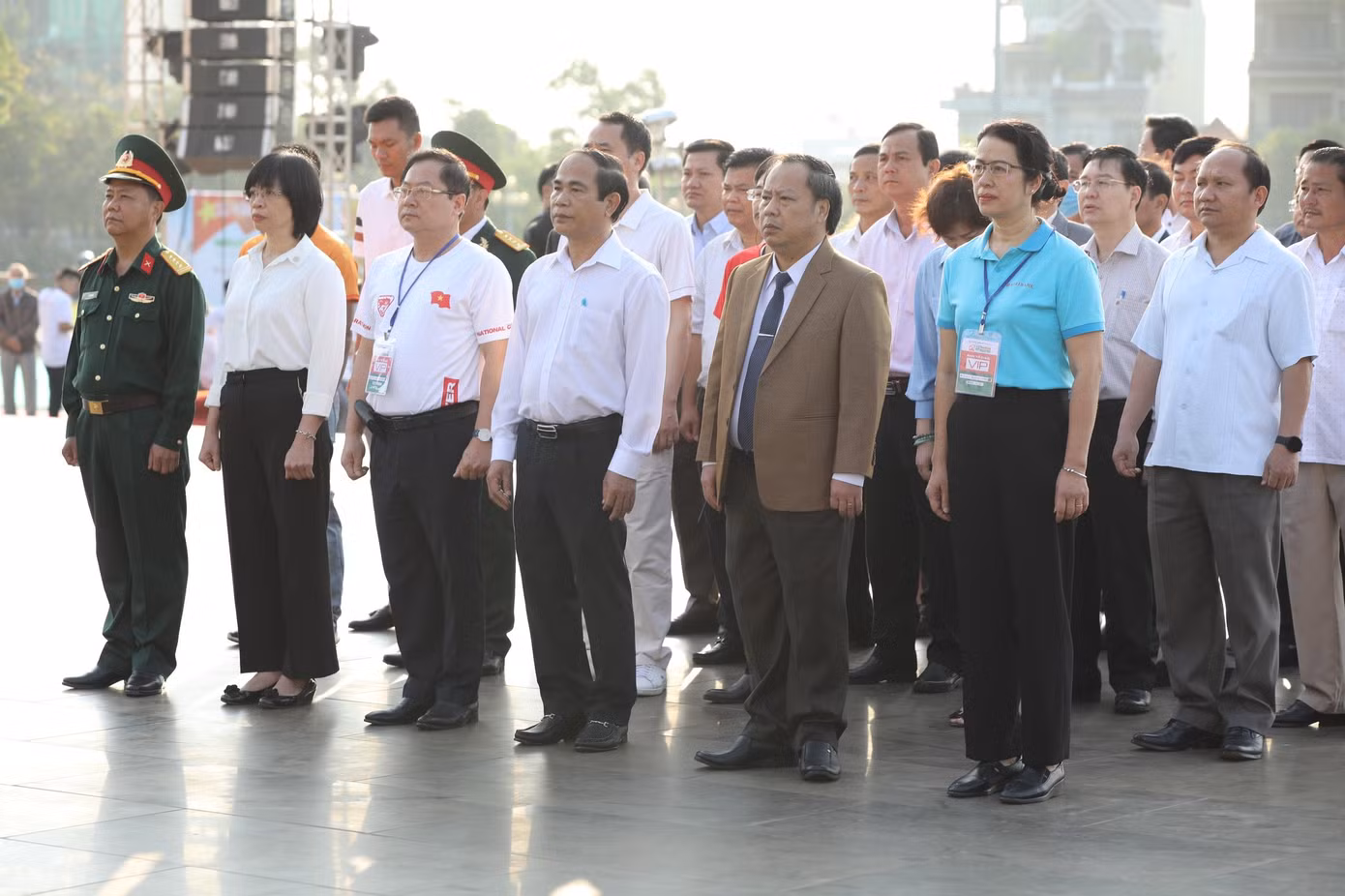 Uy nghiêm Lễ Thượng cờ trên Quảng trường Đại Đoàn Kết ảnh 14 Uy nghiêm Lễ Thượng cờ trên Quảng trường Đại Đoàn Kết ảnh 14
