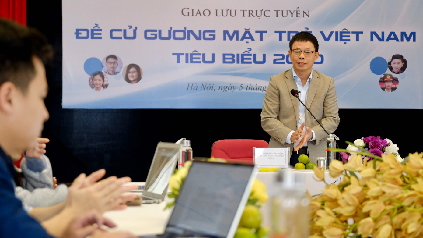 Giao lưu trực tuyến 5 đề cử Gương mặt trẻ Việt Nam tiêu biểu 2020 ảnh 18