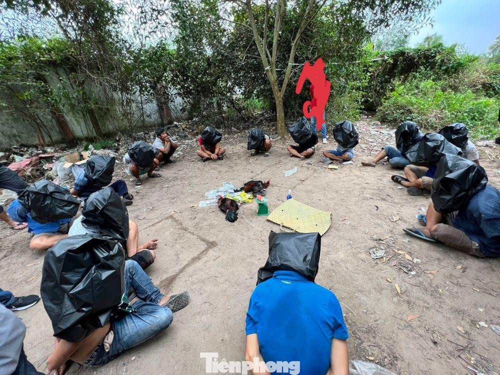 Các đối tượng tại hiện trường