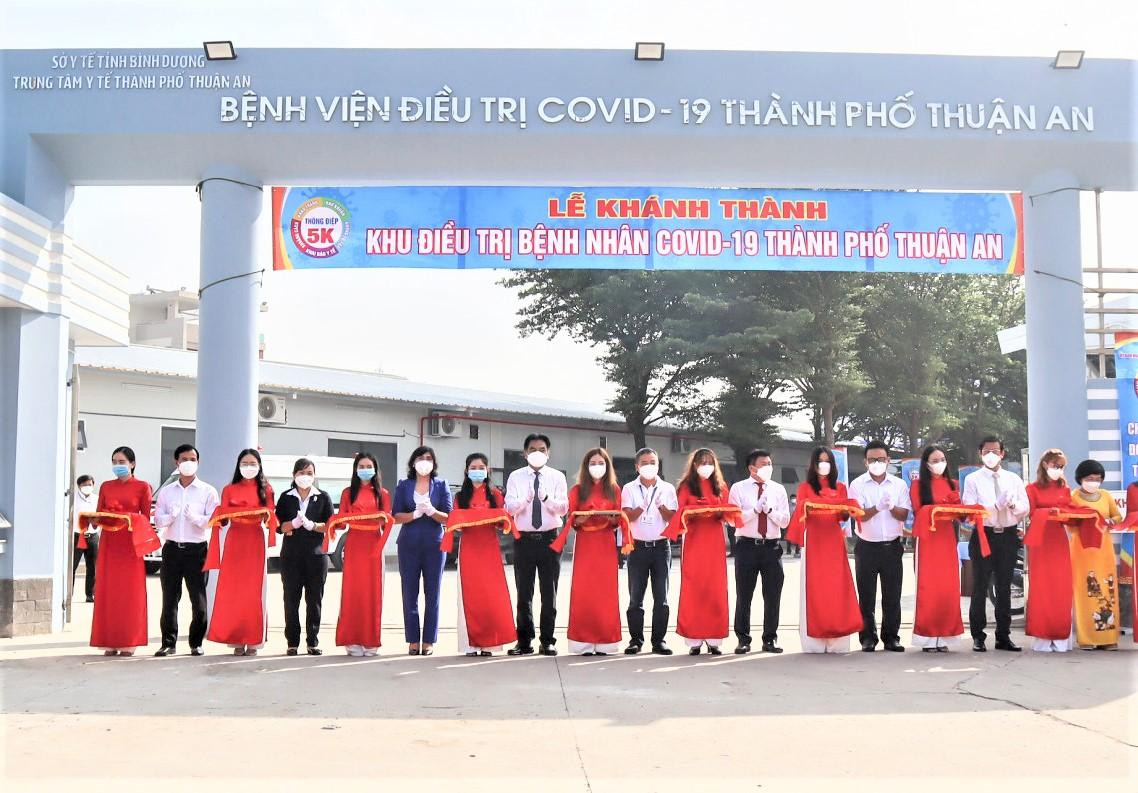 Bình Dương chính thức đưa vào hoạt động Khu điều trị bệnh nhân COVID-19 chuyên biệt đầu tiên
