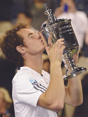 Andy Murray với danh hiệu Grand Slam đầu tiên trong sự nghiệp. Ảnh: EPA