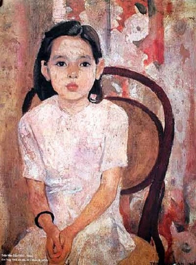 Tranh “Em Thuý” của họa sỹ Trần Văn Cẩn