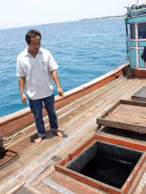 Con tàu QNg-66478TS trở về lần thứ 3 chỉ còn cái xác