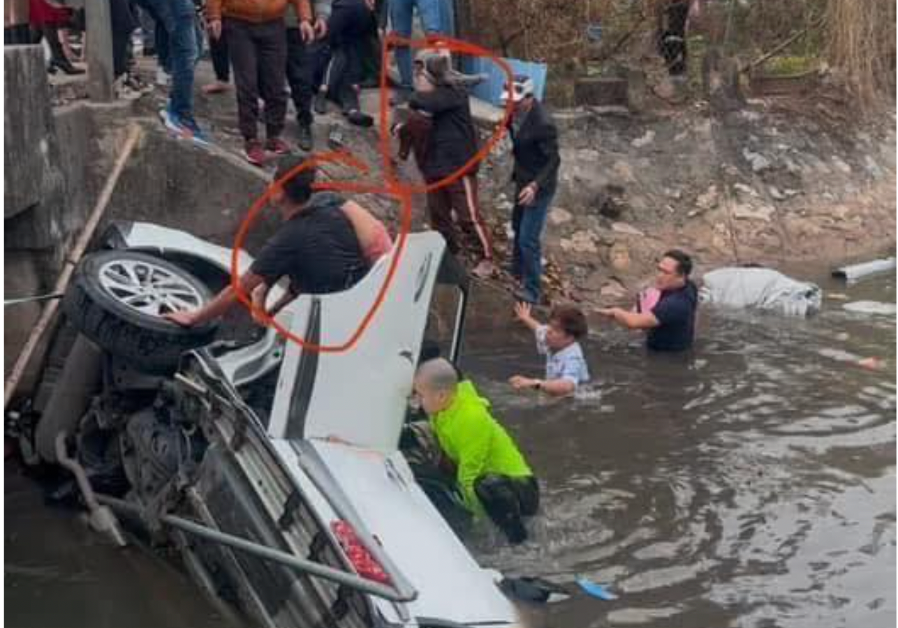 Hiện trường vụ tai nạn.