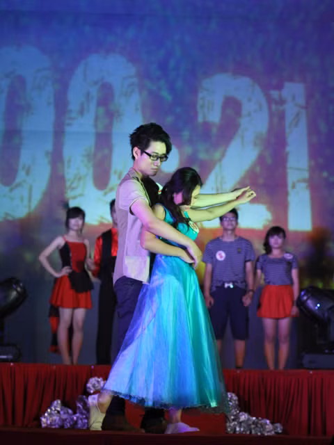 Họ thể hiện các phần thi ăn ý với nhau