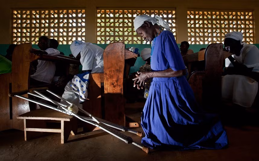 Các tín đồ tại một nhà thờ ở tây Kenya đang cầu nguyện cho ông Obama