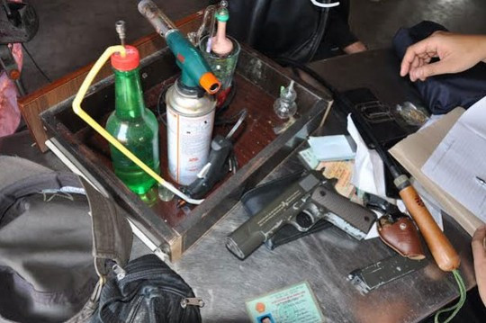  Tang vật thu giữ được tại nhà đối tượng Mã Trường