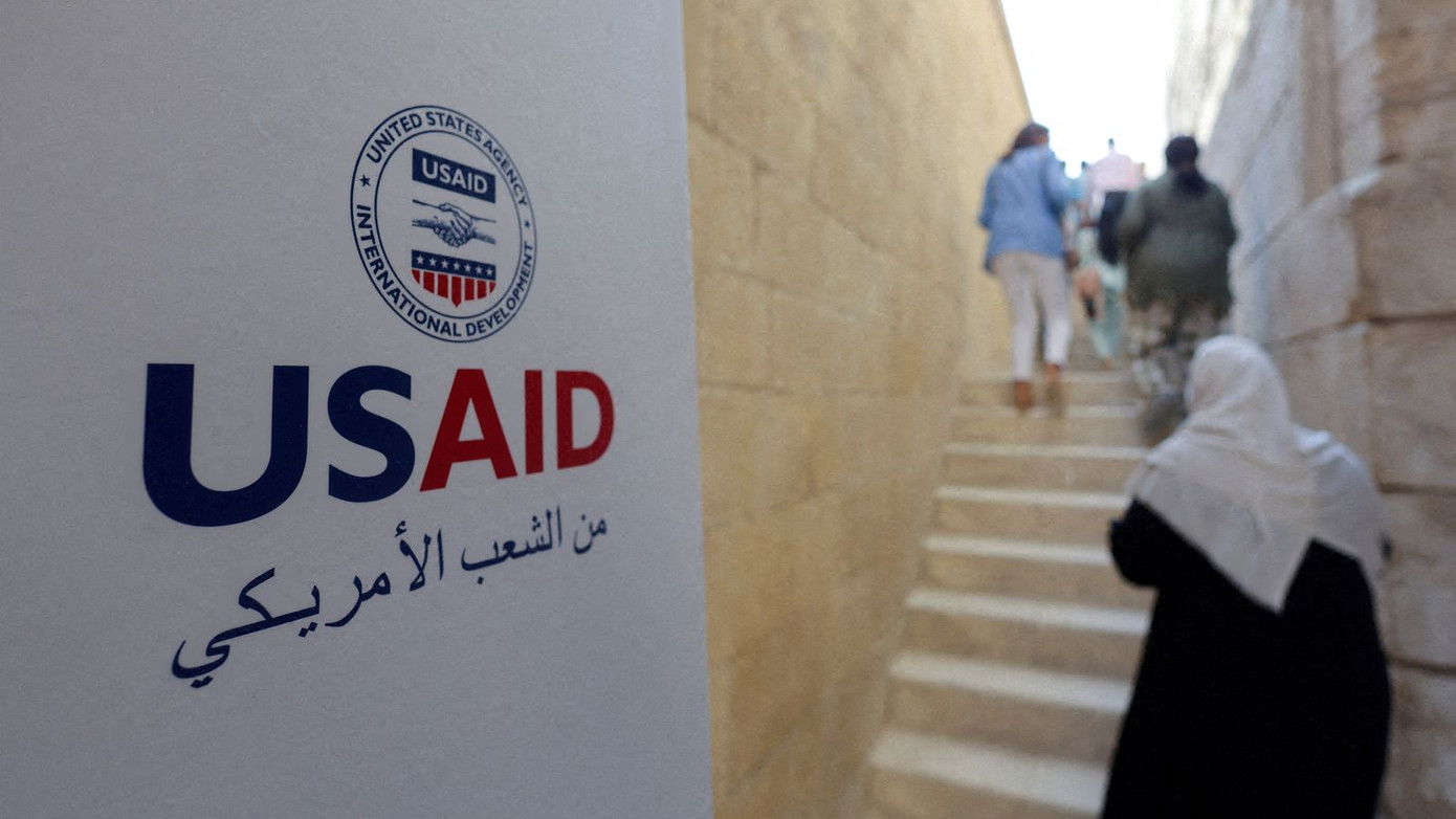 Một dự án của USAID tại Ai Cập. Ảnh: Reuters. Một dự án của USAID tại Ai Cập. Ảnh: Reuters.