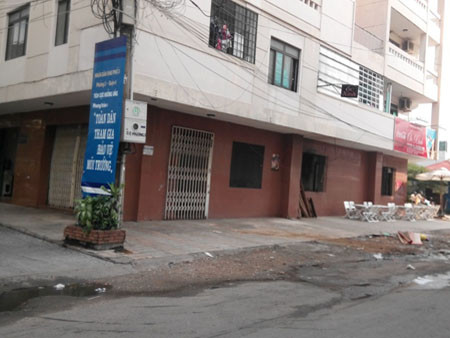 Hiện trường vụ việc.