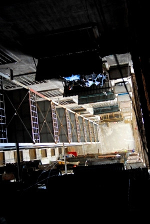 Toàn bộ kết cấu khu chung cư đã ở mức báo động