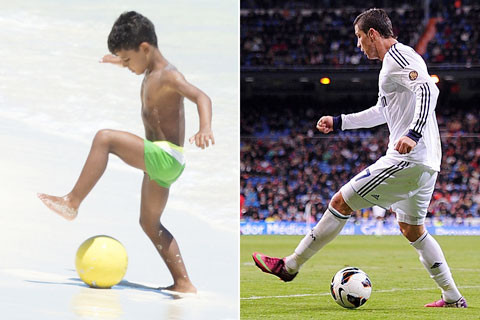 Con Ronaldo lên 5 tuổi đã chơi bóng như bố ảnh 2