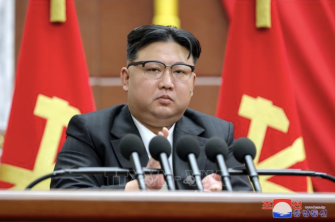 Chủ tịch Triều Tiên Kim Jong Un. (Ảnh: KCNA) Chủ tịch Triều Tiên Kim Jong Un. (Ảnh: KCNA)