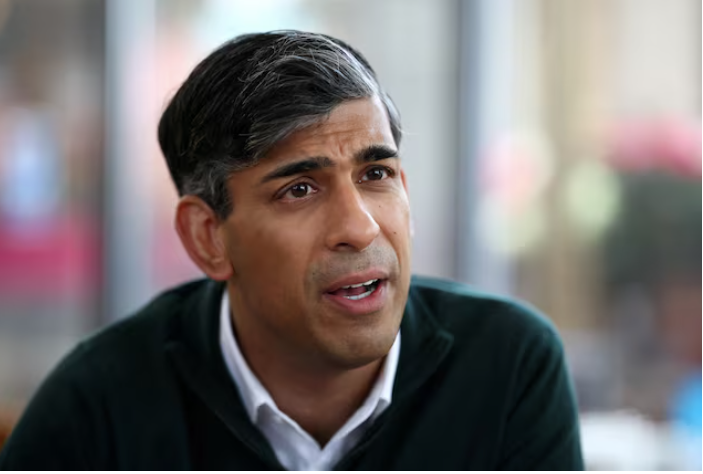 Thủ tướng Anh Rishi Sunak. (Ảnh: Reuters) Thủ tướng Anh Rishi Sunak. (Ảnh: Reuters)