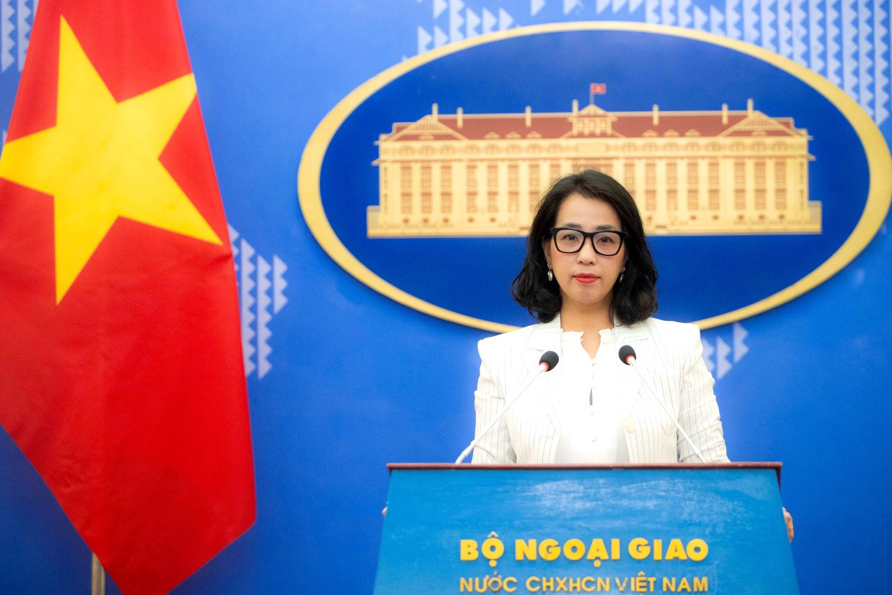 Người phát ngôn Bộ Ngoại giao Phạm Thu Hằng. (Ảnh: Mofa)