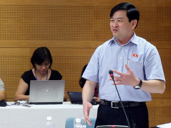 ĐB Nguyễn Đình Quyền (Hà Nội) Ảnh: Hồng Vĩnh