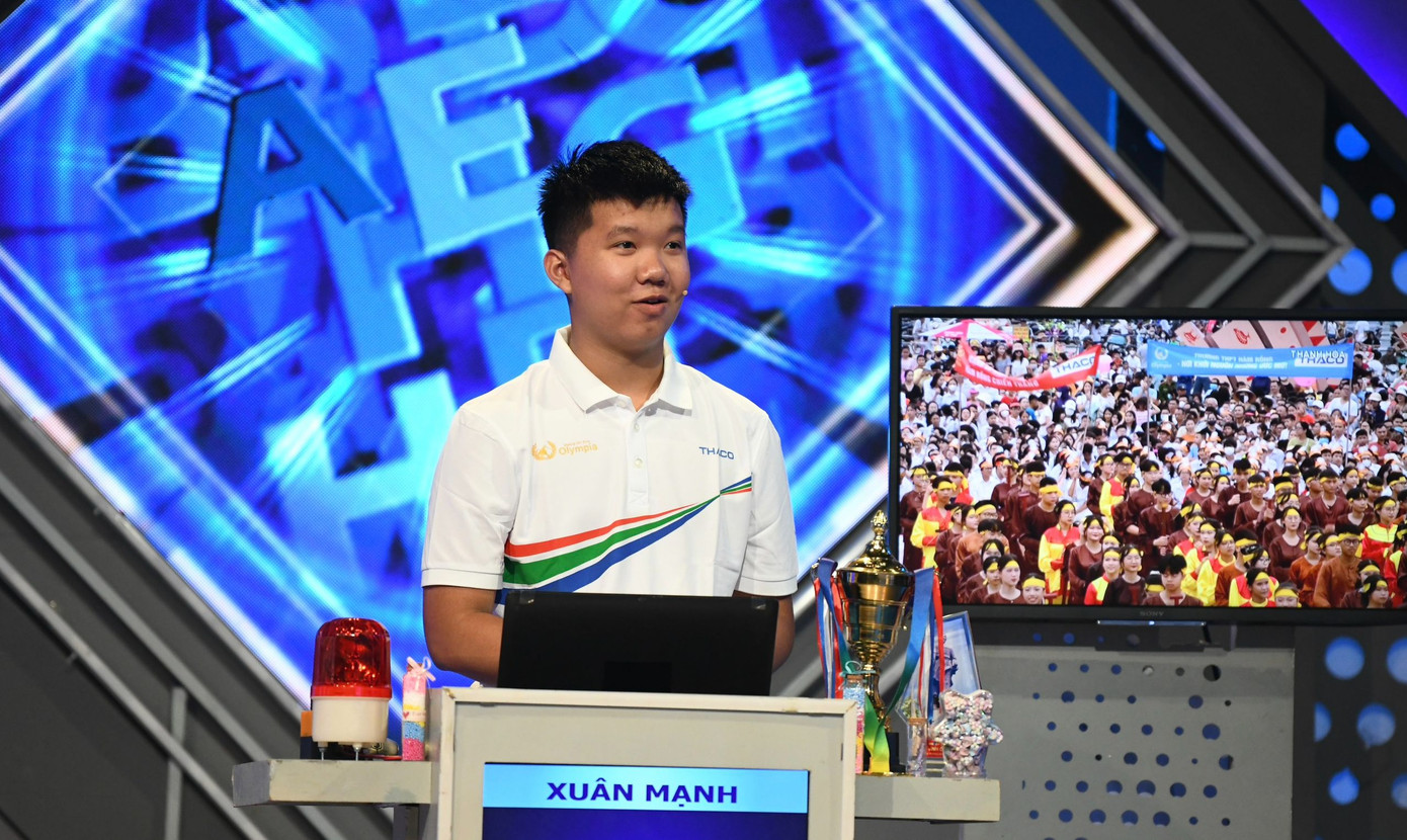 Xuân Mạnh bứt phá ở phần thi Tăng tốc. Ảnh: Như Ý