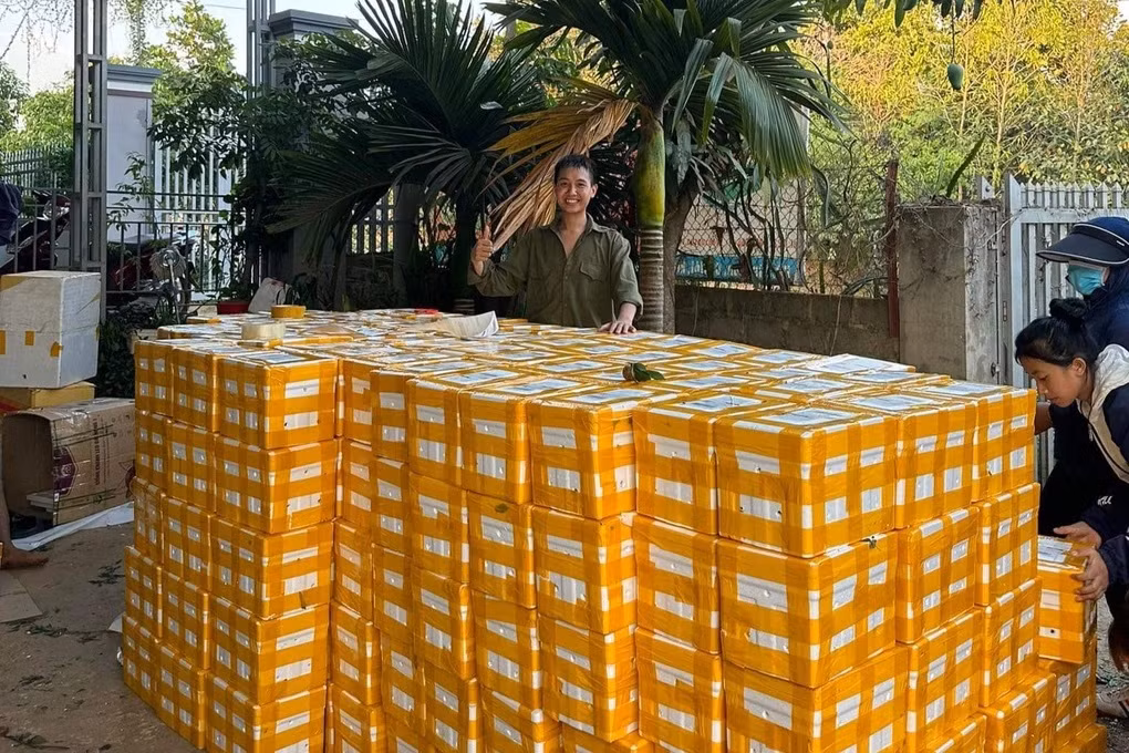 Chàng nông dân đạt được doanh số bán hàng ngoài sức tưởng tượng (Ảnh: Nhân vật cung cấp).