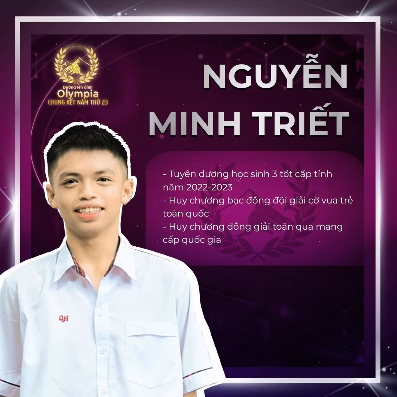 Nam sinh Thanh Hóa Lê Xuân Mạnh vô địch Đường lên đỉnh Olympia 23 ảnh 9 Nam sinh Thanh Hóa Lê Xuân Mạnh vô địch Đường lên đỉnh Olympia 23 ảnh 9