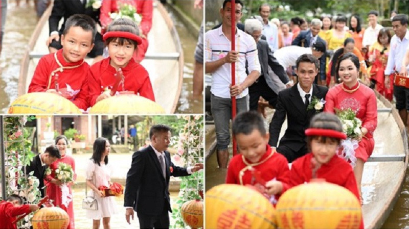 Những hình ảnh đáng nhớ trong ngày cưới của chú rể Văn Luật và cô dâu Ca Bin. Ảnh CTV Những hình ảnh đáng nhớ trong ngày cưới của chú rể Văn Luật và cô dâu Ca Bin. Ảnh CTV